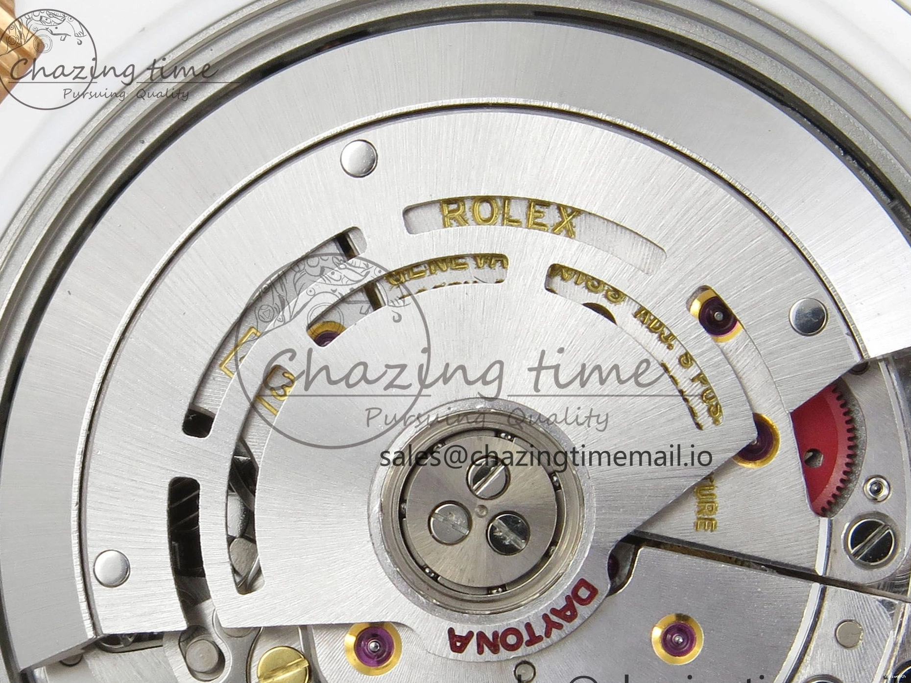 White SONIC Case Black Rainbow Daytona Bezel SA4130 Best and Rainbow Bracelet Dial Edition Ceramic 0113